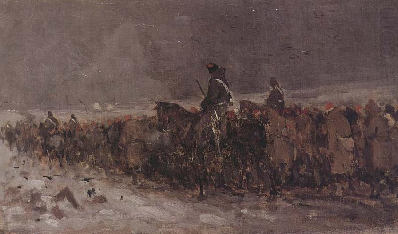 Convoy of Turkish Prisoners, Nicolae Grigorescu